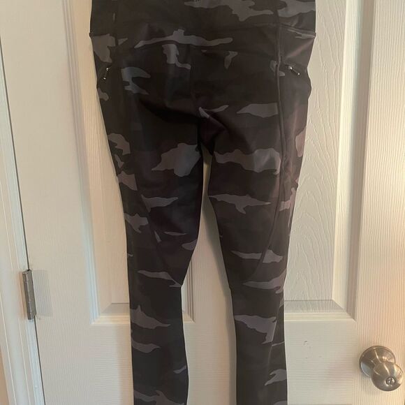 Athleta Black and Gray High-Waisted Leggings - Picture 5 of 6